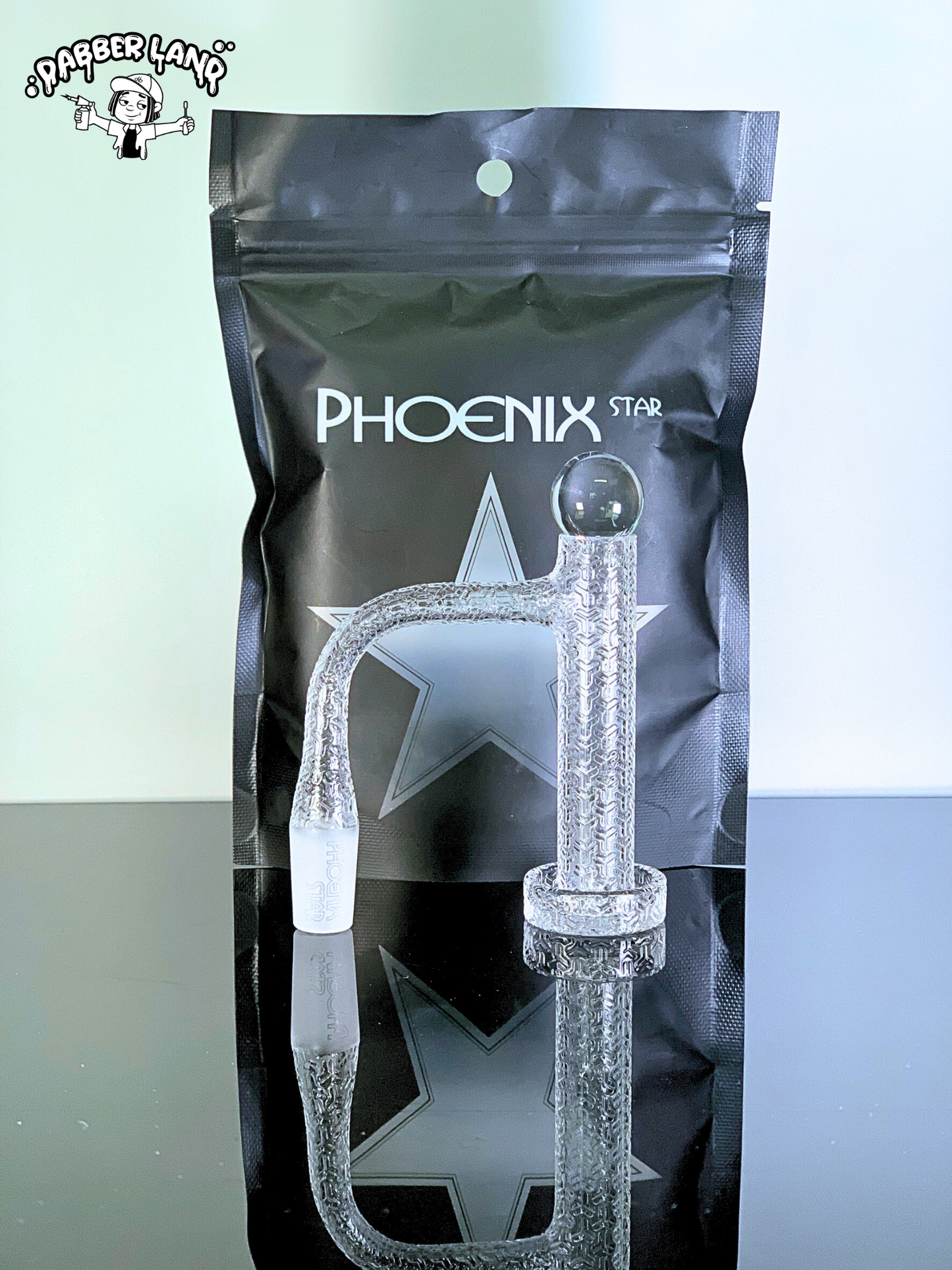 Phoenix Star Quartz Banger with Cap & Pillar