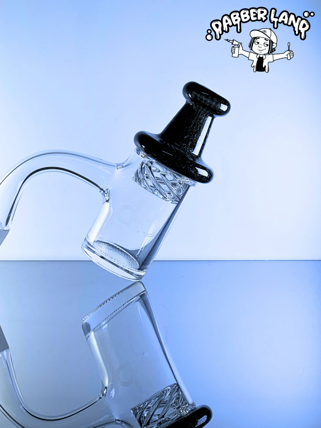Quartz Banger Dichro Spinning 22mm Carb Cap for Dab rig