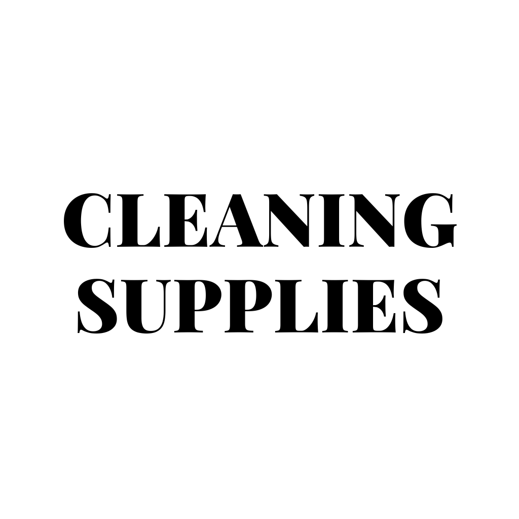 Cleaning Supplies