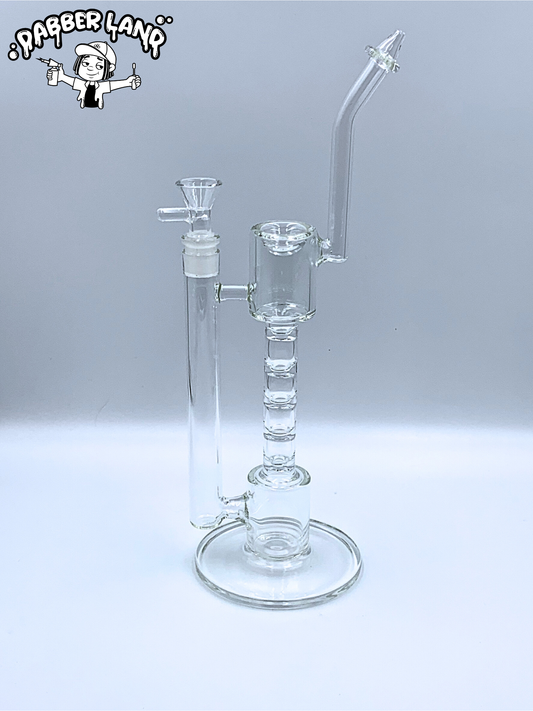 Upline Glass Bong Dab Rig 13"