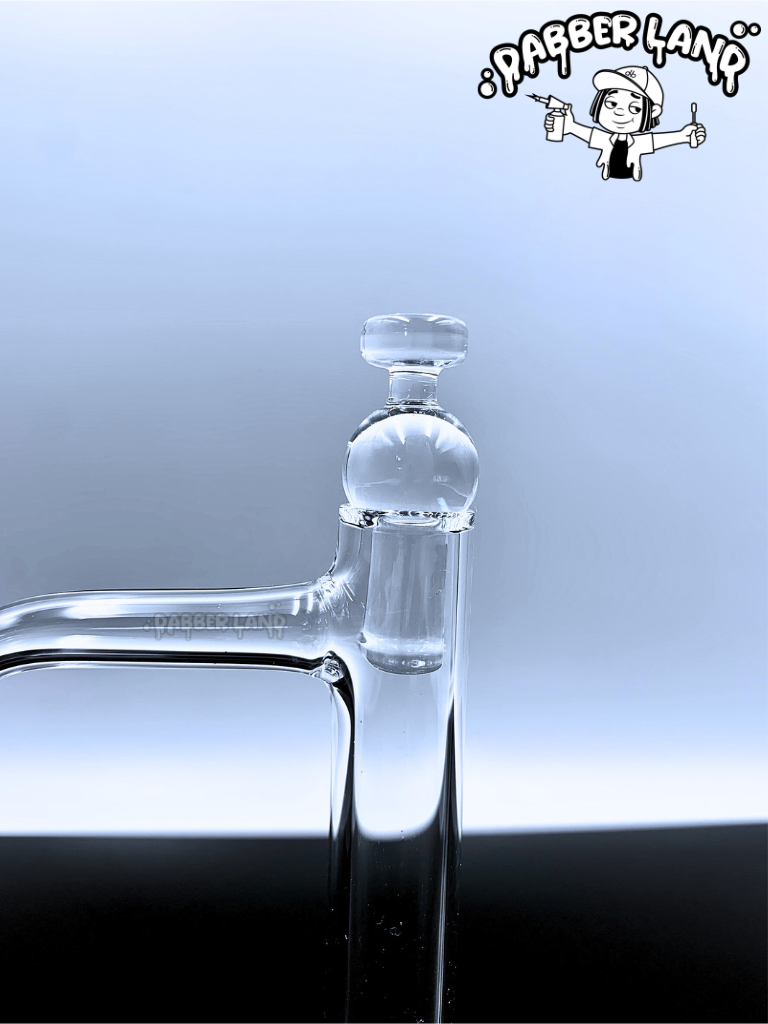 Glass Bubble Cap With Long Tail 17mm Carb Cap For Quartz Banger