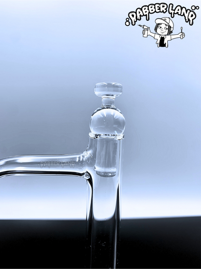 Glass Bubble Cap With Long Tail 17mm Carb Cap For Quartz Banger