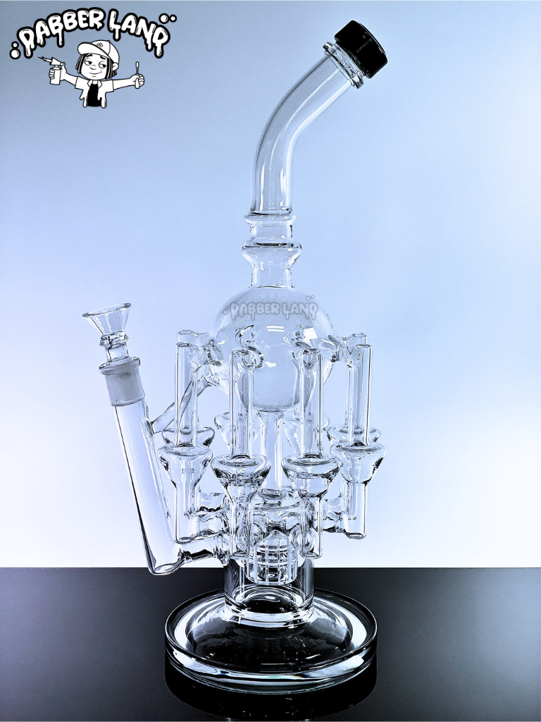 Omega Line Recycler Glass Bong 13 Inches