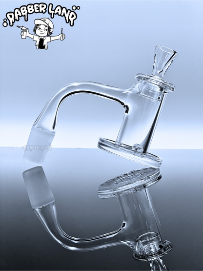 Quartz Banger Full Weld Sandblasted Dish Charmer Set