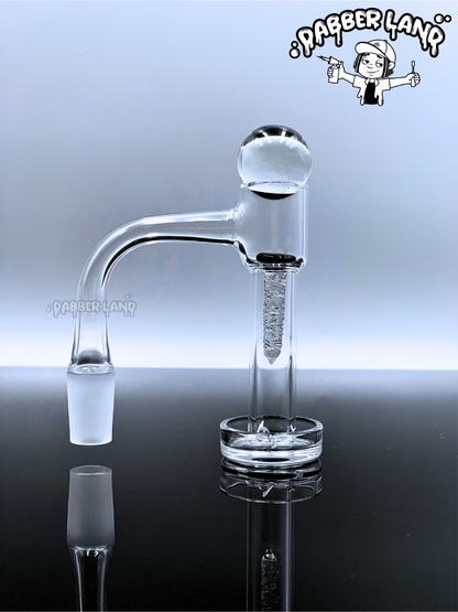 Galaxy Dichro Glass Terp Screw Marble Set 22mm Carb Cap For Quartz Banger