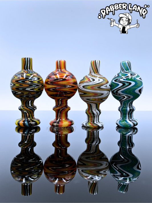 Heady Glass Bubbles Carb Cap For Quartz Banger 26mm