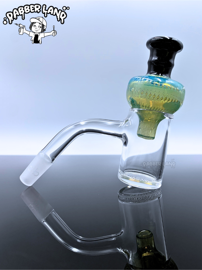 Thick Pyrex Bubble Carb Cap For Quartz Banger 30mm