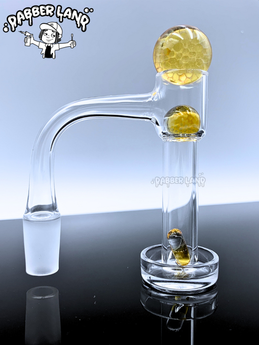 Honeybee Terp Slupers Marble Set Carb Cap For Quartz Banger 22mm