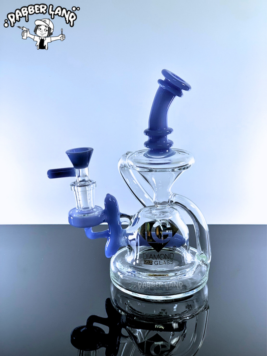 Diamond Glass Recylcer Dab Rig 7 Inches