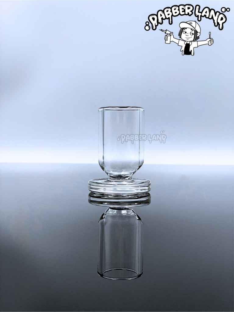 Clear Glass Carb Cap Stand