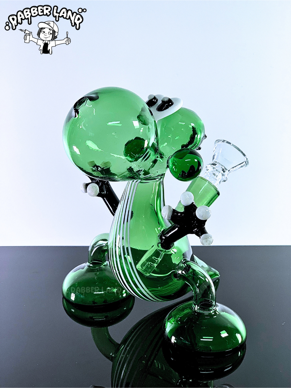 Twerk Dino Glass Bong 6 Inches