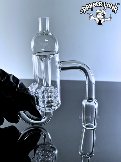 Clear Quartz Banger Recycler Set