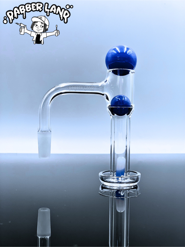 Glass Terp Marble Set Color Carb Cap For Quartz Banger