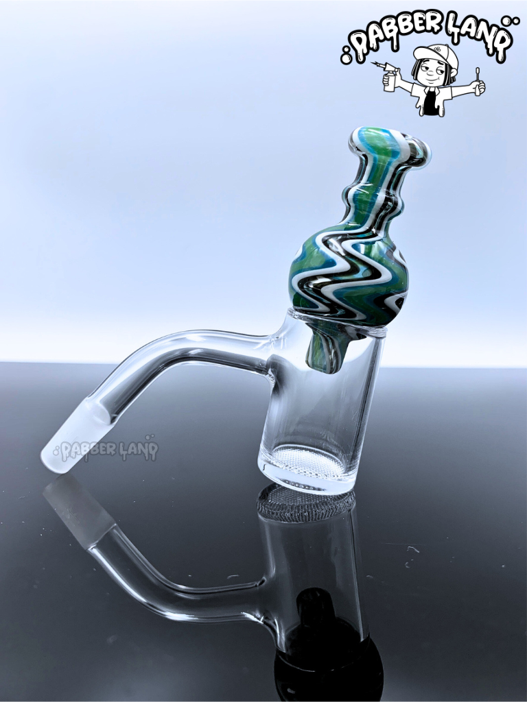 Heady Glass Bubbles Carb Cap For Quartz Banger 26mm