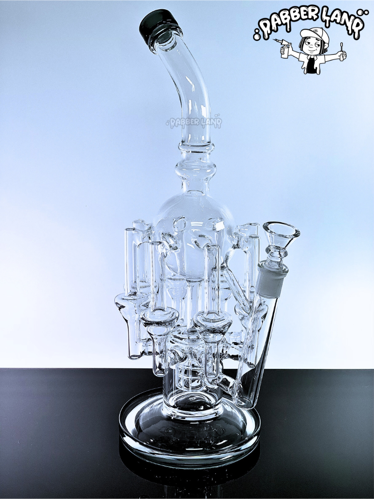 Omega Line Recycler Glass Bong 13 Inches