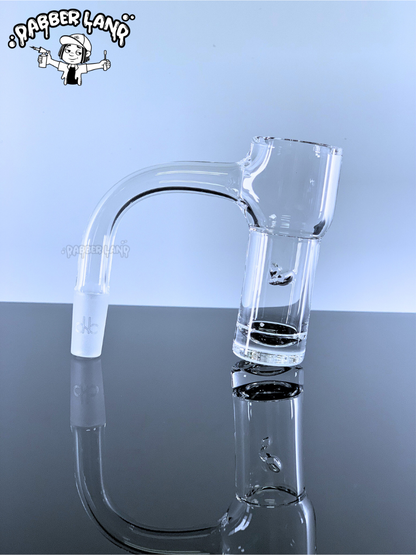 Quartz Banger Full Weld Beveled Edge Auto Spinner Hybrid w/ 2Pcs Tourbillon