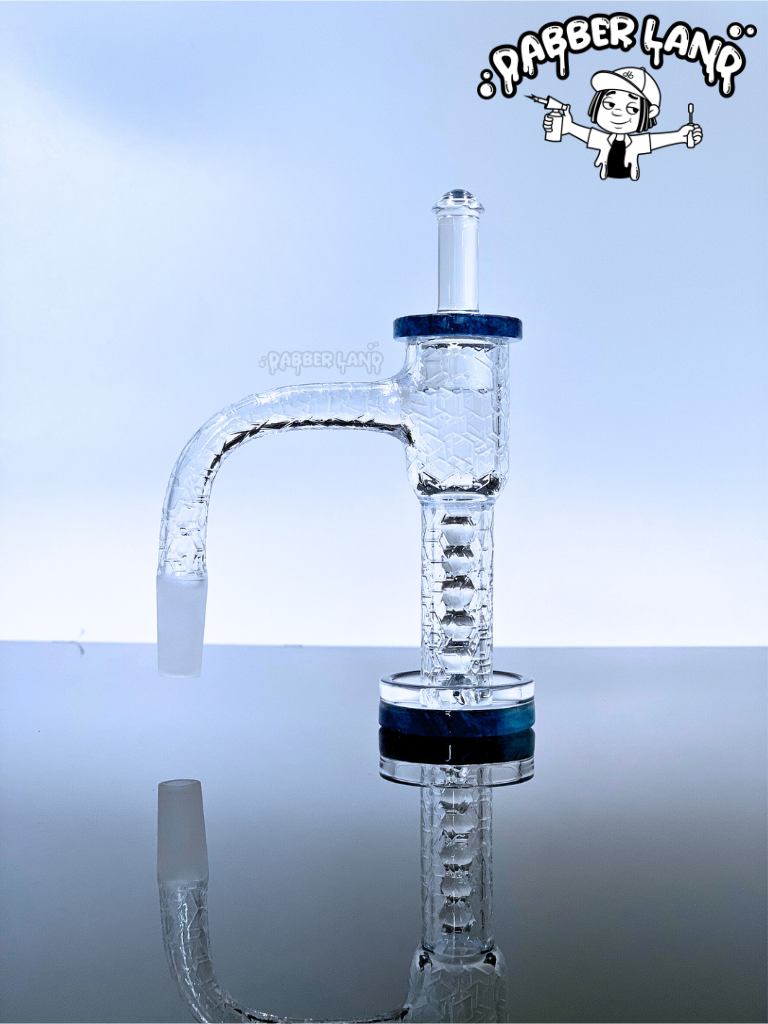 Quartz Banger Full Weld 3D Cubes Engraved Terp Slurper Kit