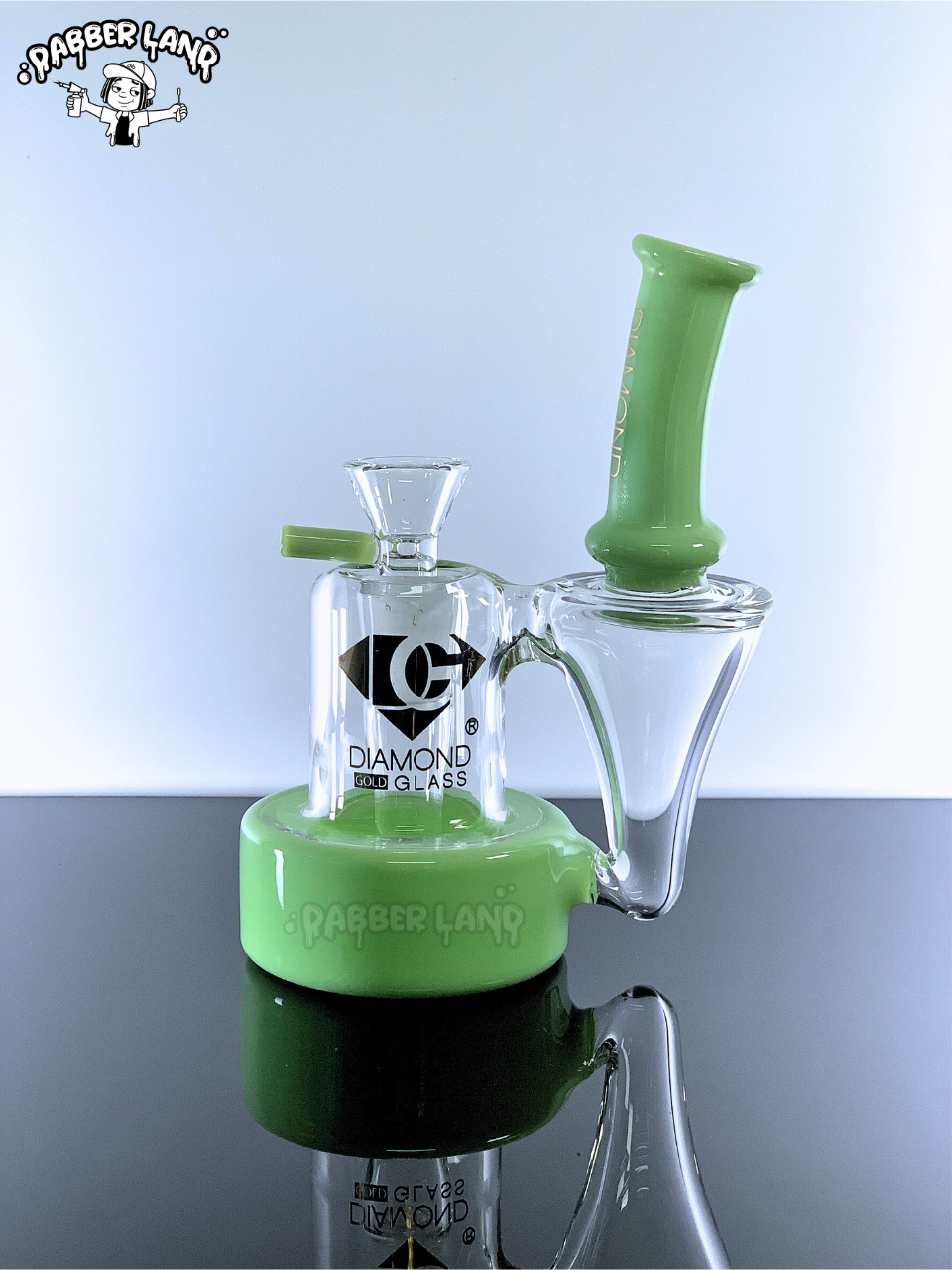 OG Diamond Glass Matrix Perc 6 Inches