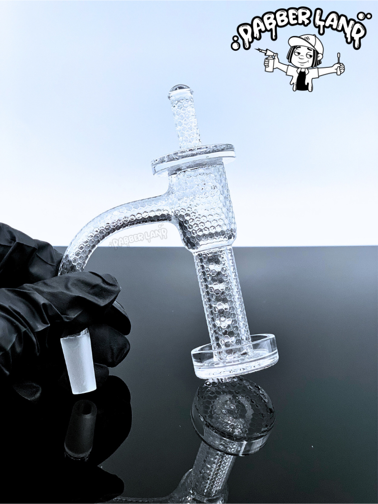 Quartz Banger Full Weld Honeycomb Engraved Terp Slurper Kit