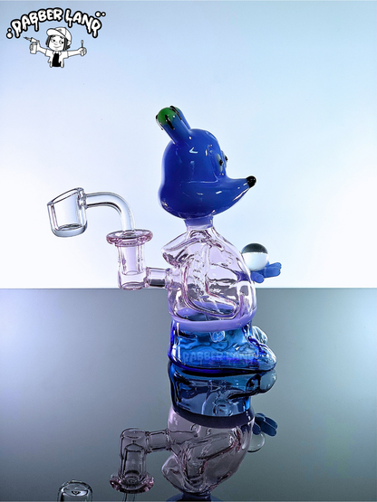 Squirrel Slitted Diff Dab Rig 6 Inches