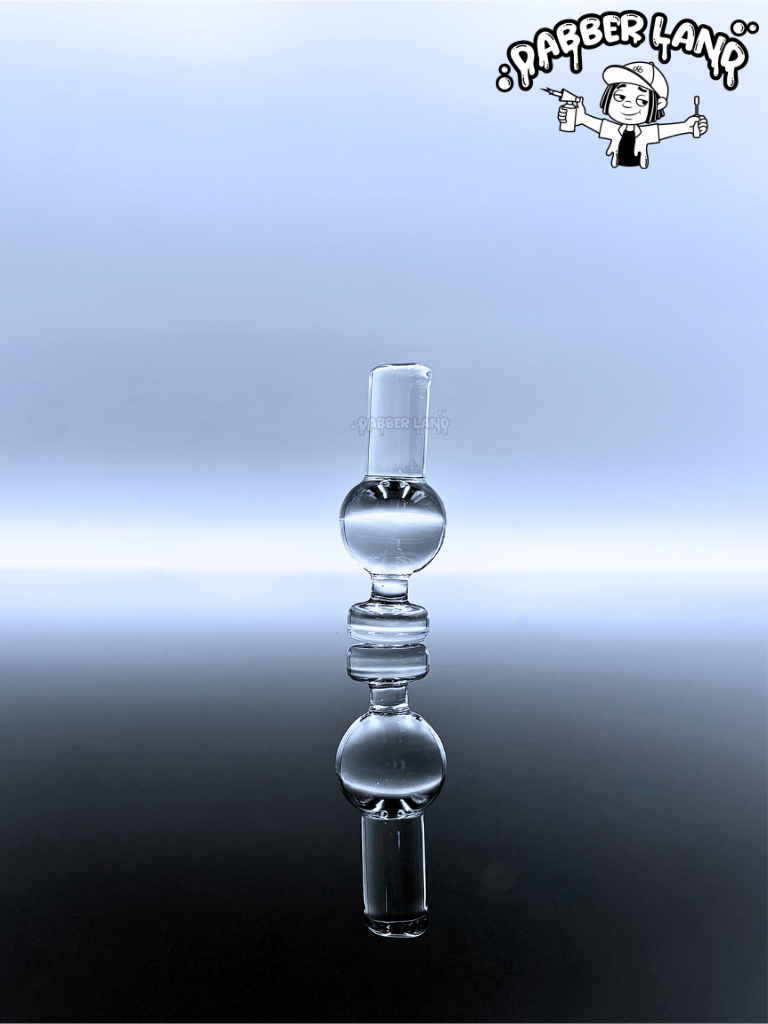 Glass Bubble Cap With Long Tail 17mm Carb Cap For Quartz Banger