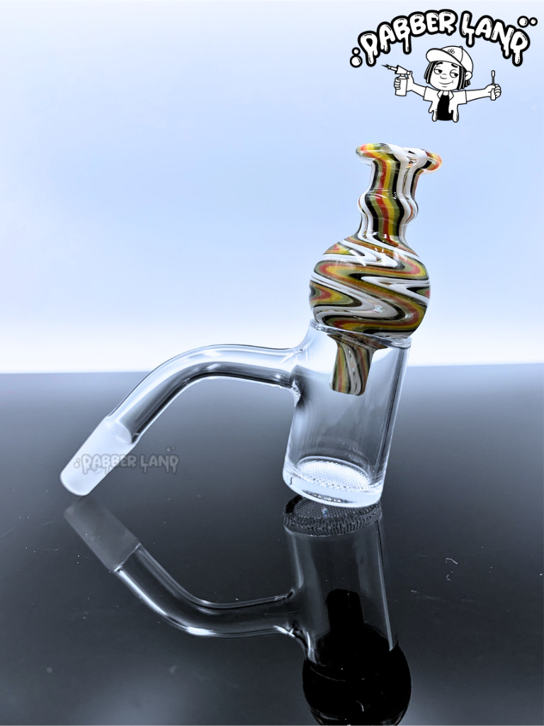 Heady Glass Bubbles Carb Cap For Quartz Banger 26mm