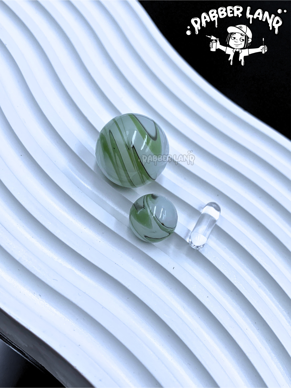 Marble Glass Terp Slurper Marble Set 22mm Carb Cap For Quartz Banger