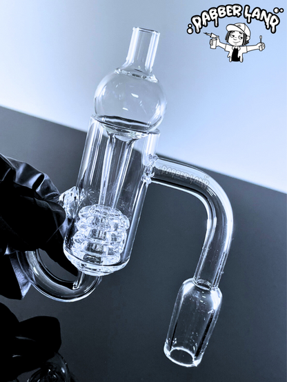 Clear Quartz Banger Recycler Set