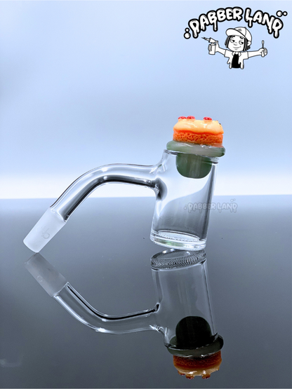Donut Marble Glass Carb Cap For Quartz Banger