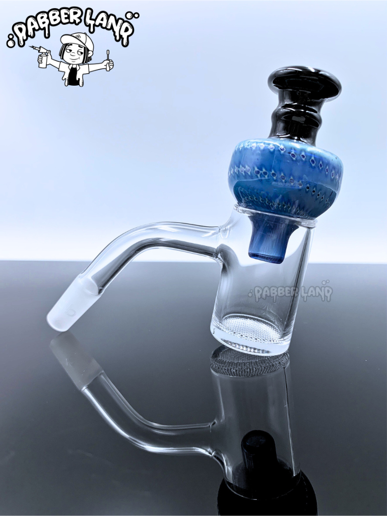 Thick Pyrex Bubble Carb Cap For Quartz Banger 30mm