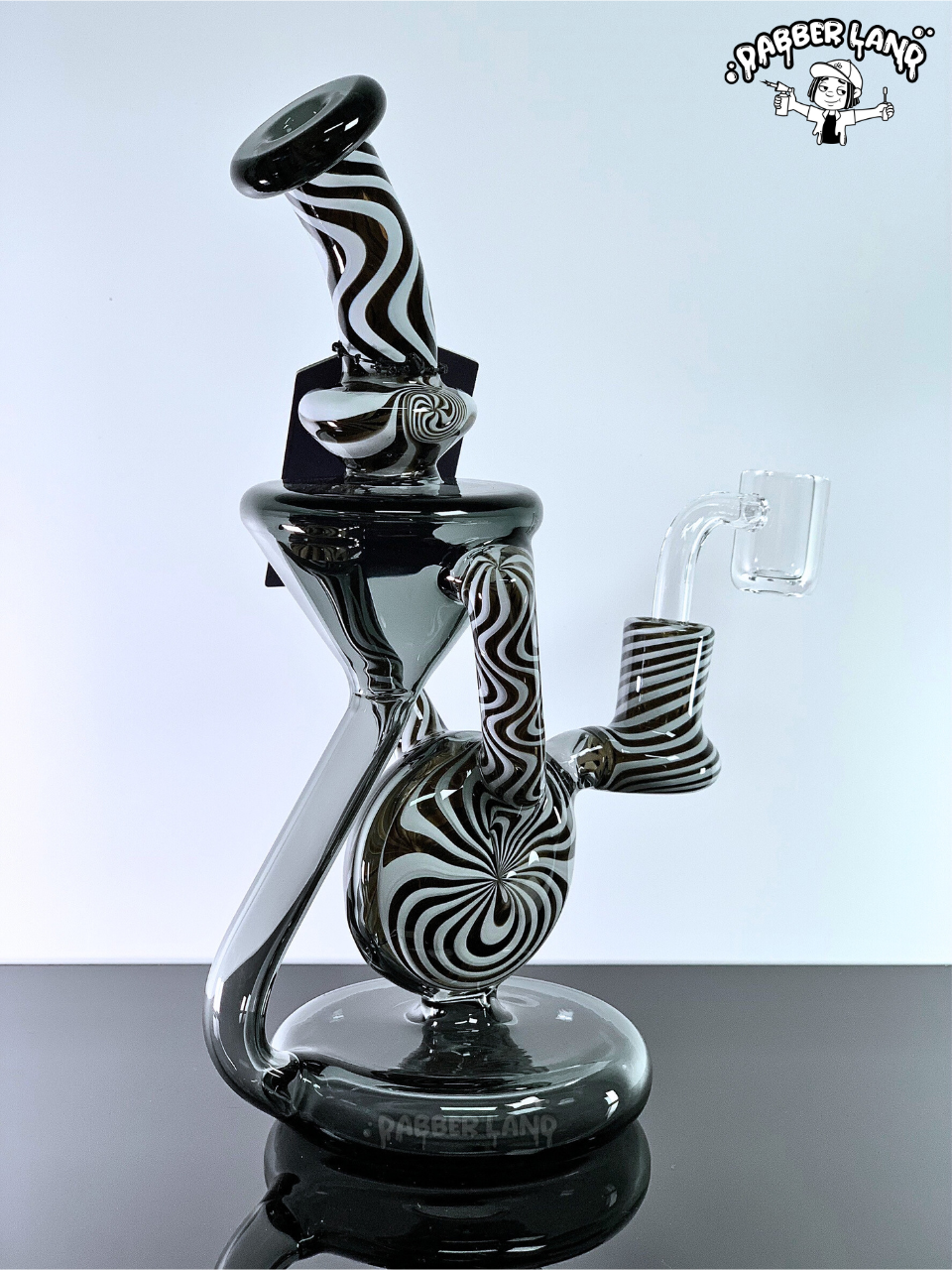 Reb Bull Recycler Dab Rig 8 Inches