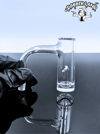 Quartz Banger Full Weld Clear Concave Auto Spinner