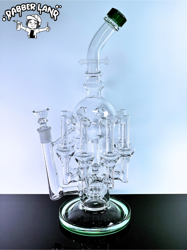 Omega Line Recycler Glass Bong 13 Inches