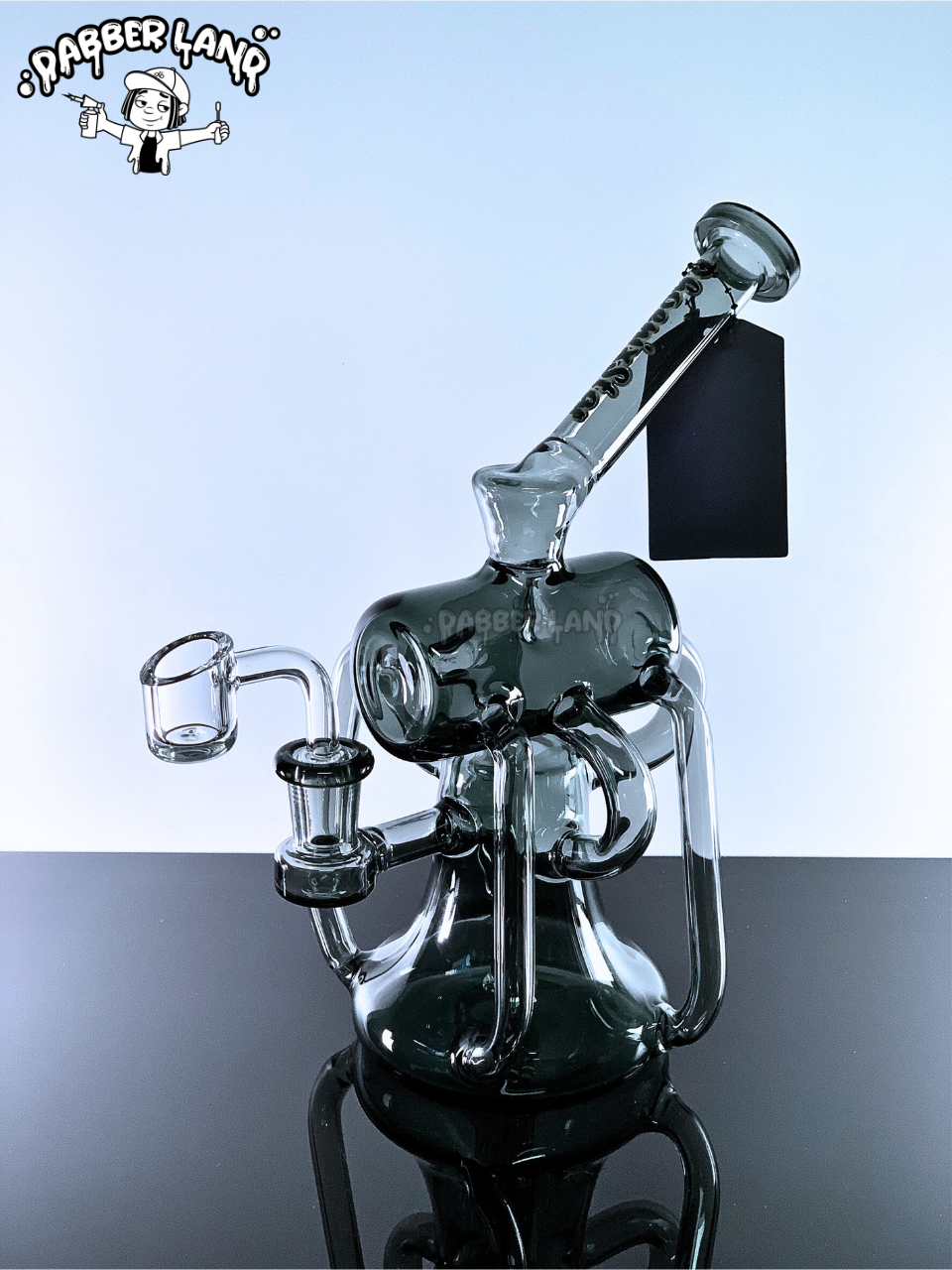 Recycler Spike Tube Dab Rig 8 Inches