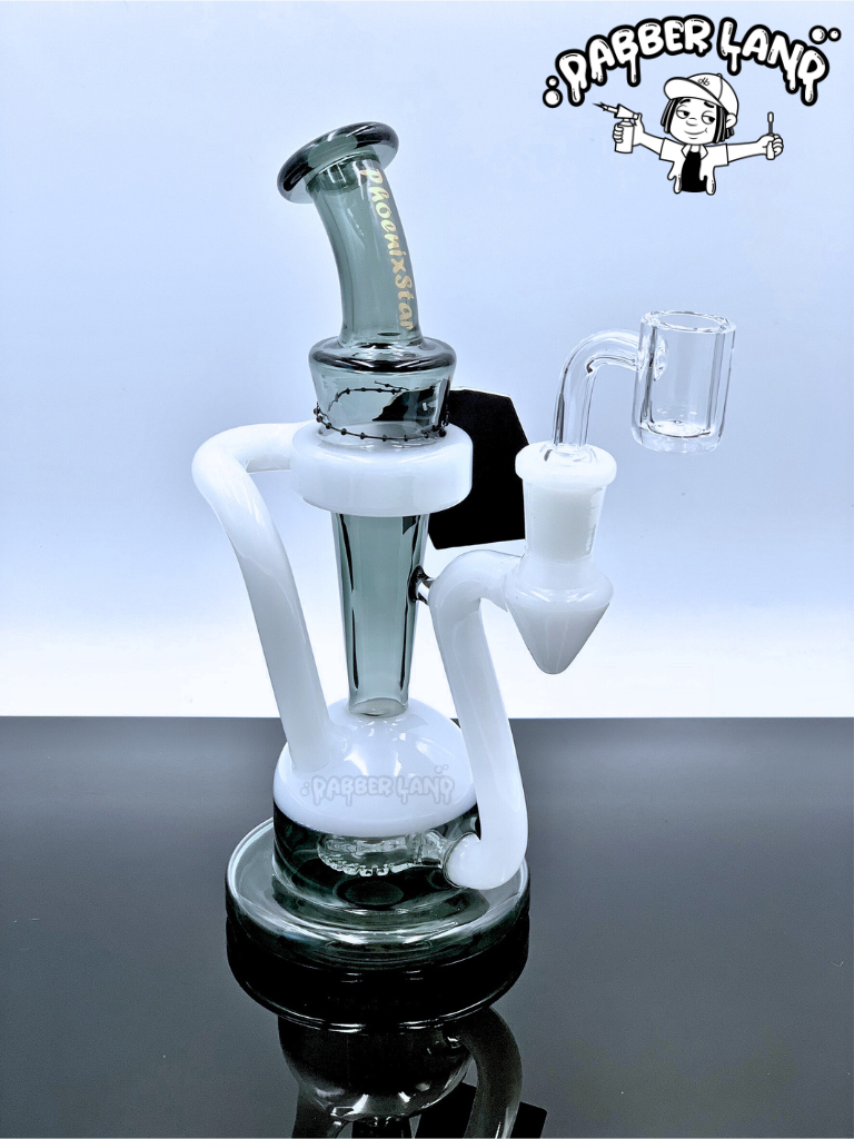 Dubis Recycler Dab Rig Showerhead Perc 8 Inches