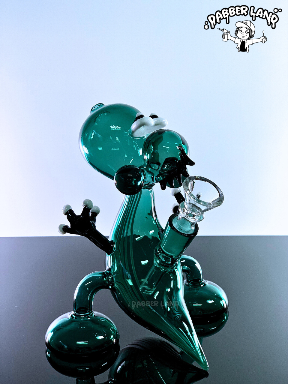 Twerk Dino Glass Bong 6 Inches