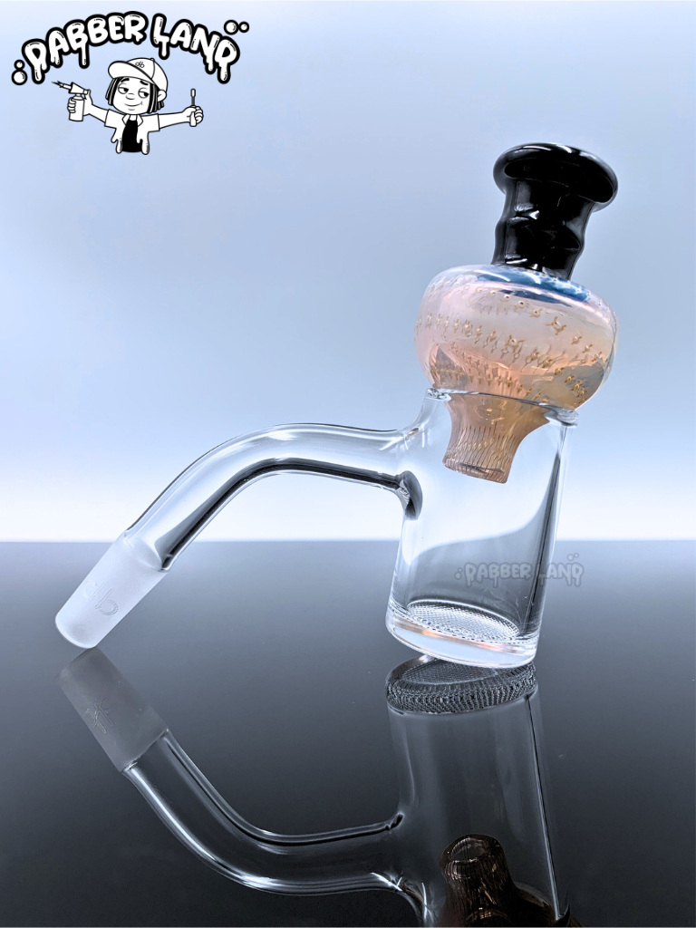 Thick Pyrex Bubble Carb Cap For Quartz Banger 30mm