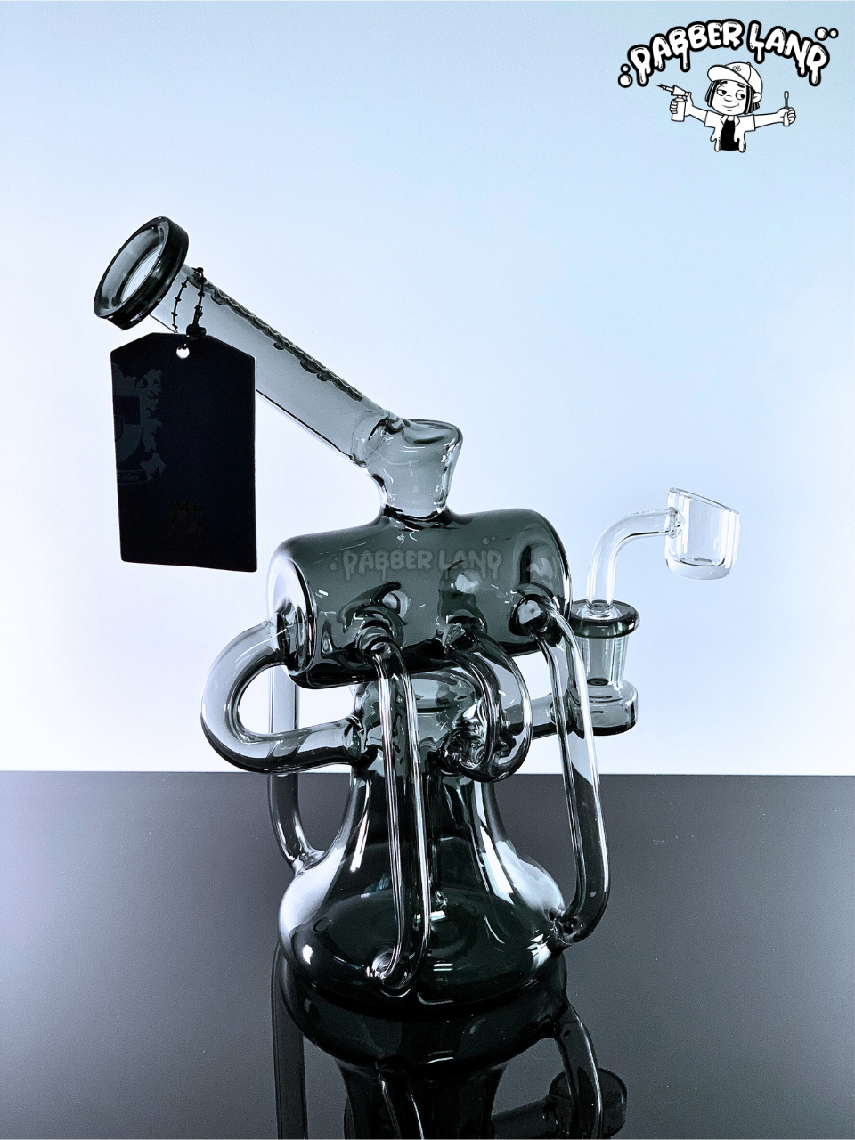 Recycler Spike Tube Dab Rig 8 Inches