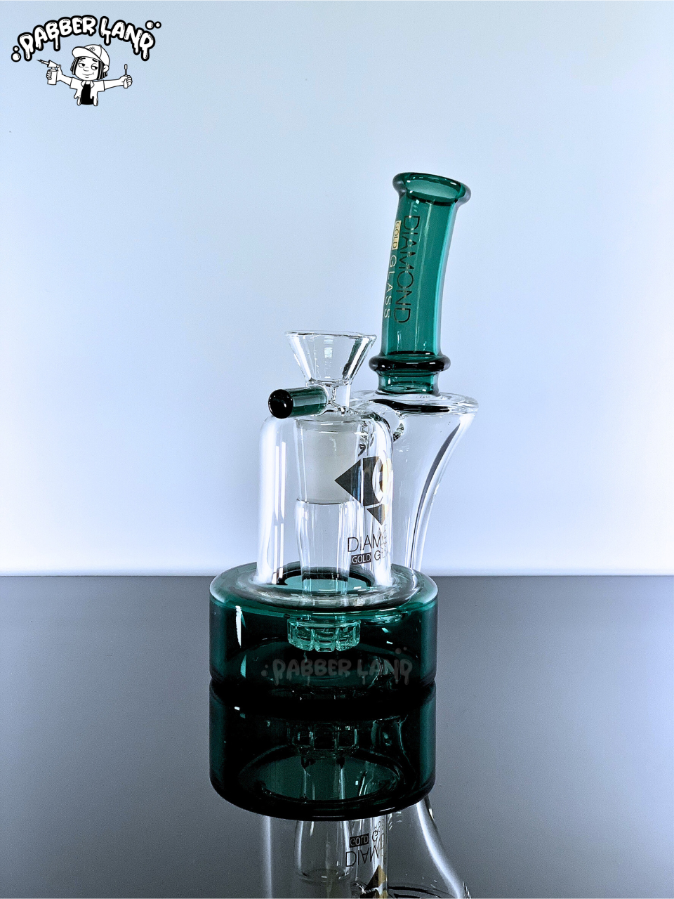 OG Diamond Glass Matrix Perc 6 Inches