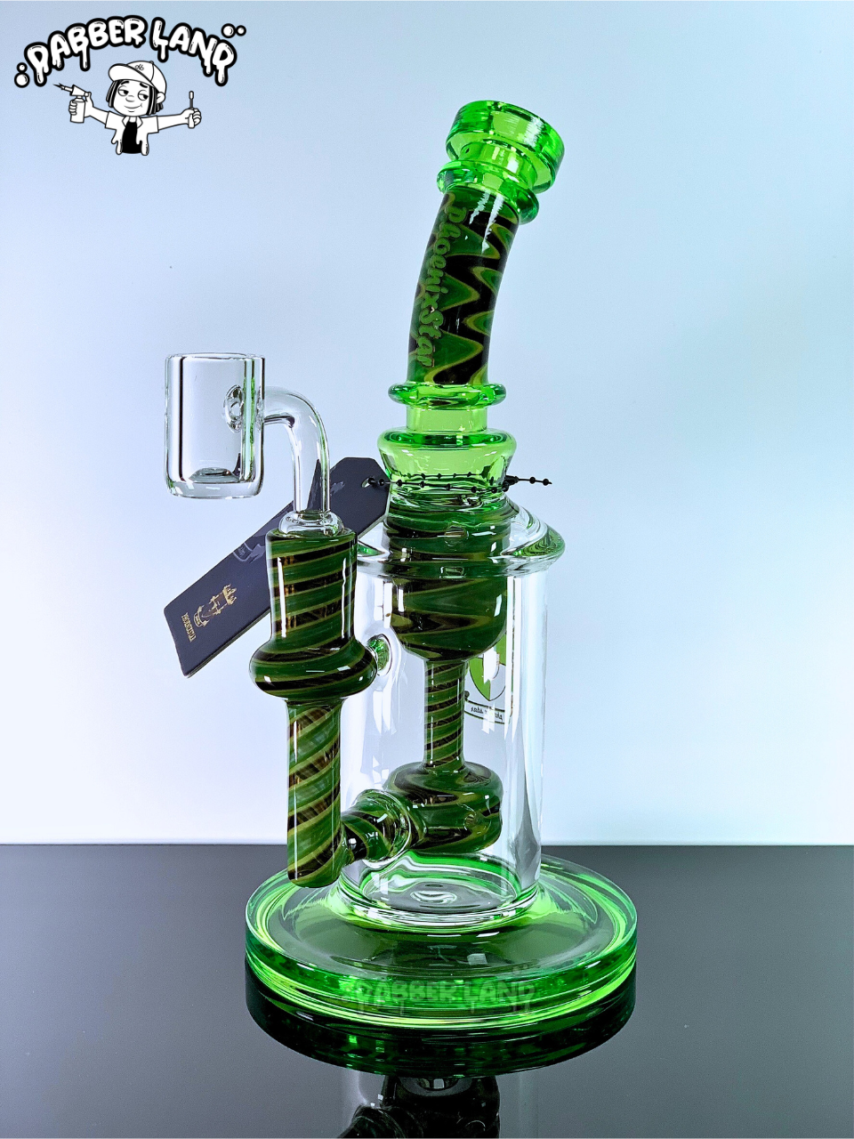 Klein Recycler Dab Rig American Style 8 Inches