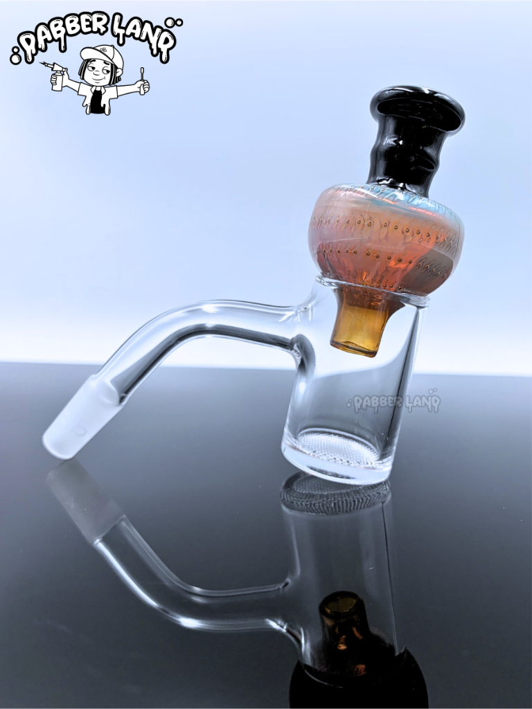 Thick Pyrex Bubble Carb Cap For Quartz Banger 30mm