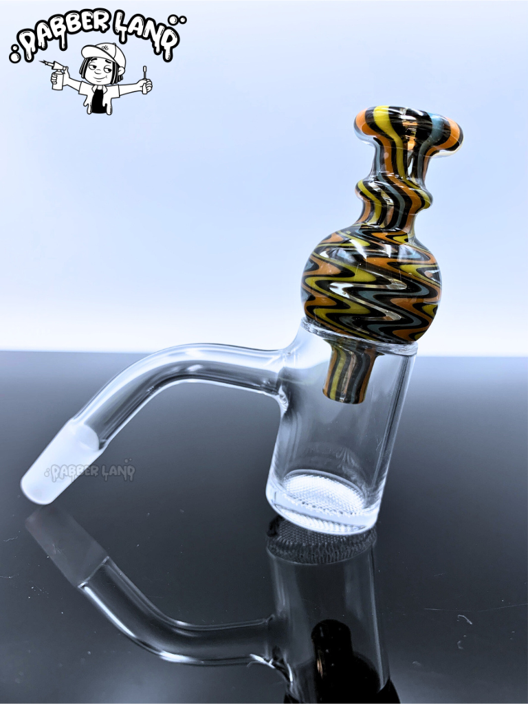 Heady Glass Bubbles Carb Cap For Quartz Banger 26mm