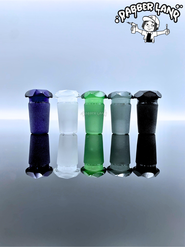 Faceted Mini Glass Convert Adaptor 10mm - 14mm