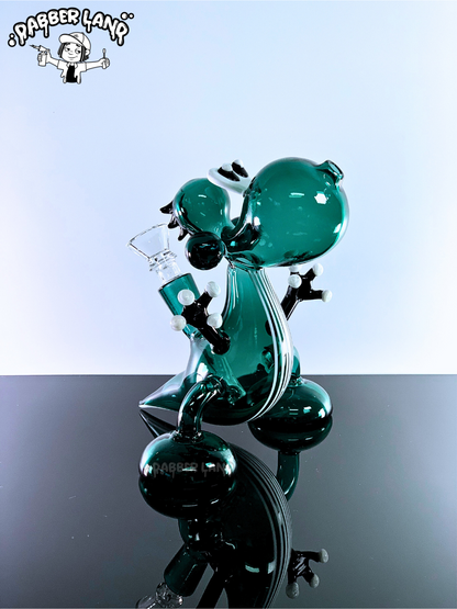 Twerk Dino Glass Bong 6 Inches