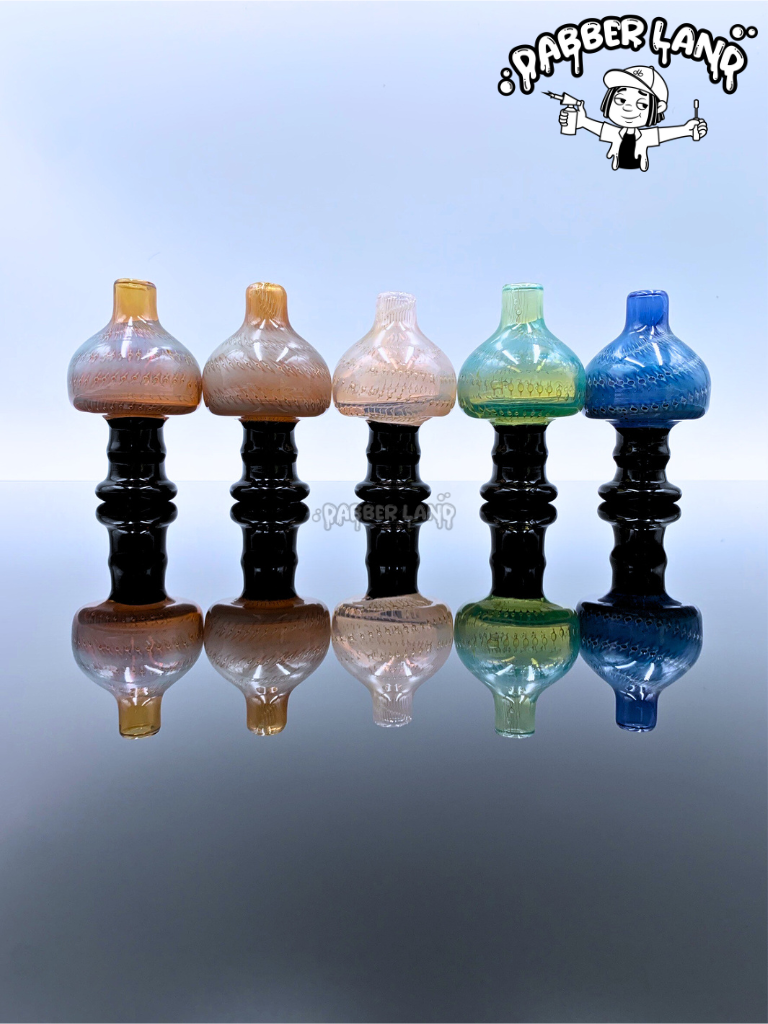 Thick Pyrex Bubble Carb Cap For Quartz Banger 30mm