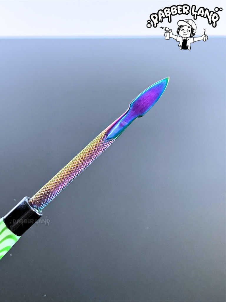 Rainbow Glass Handle Dabber Dab Tool