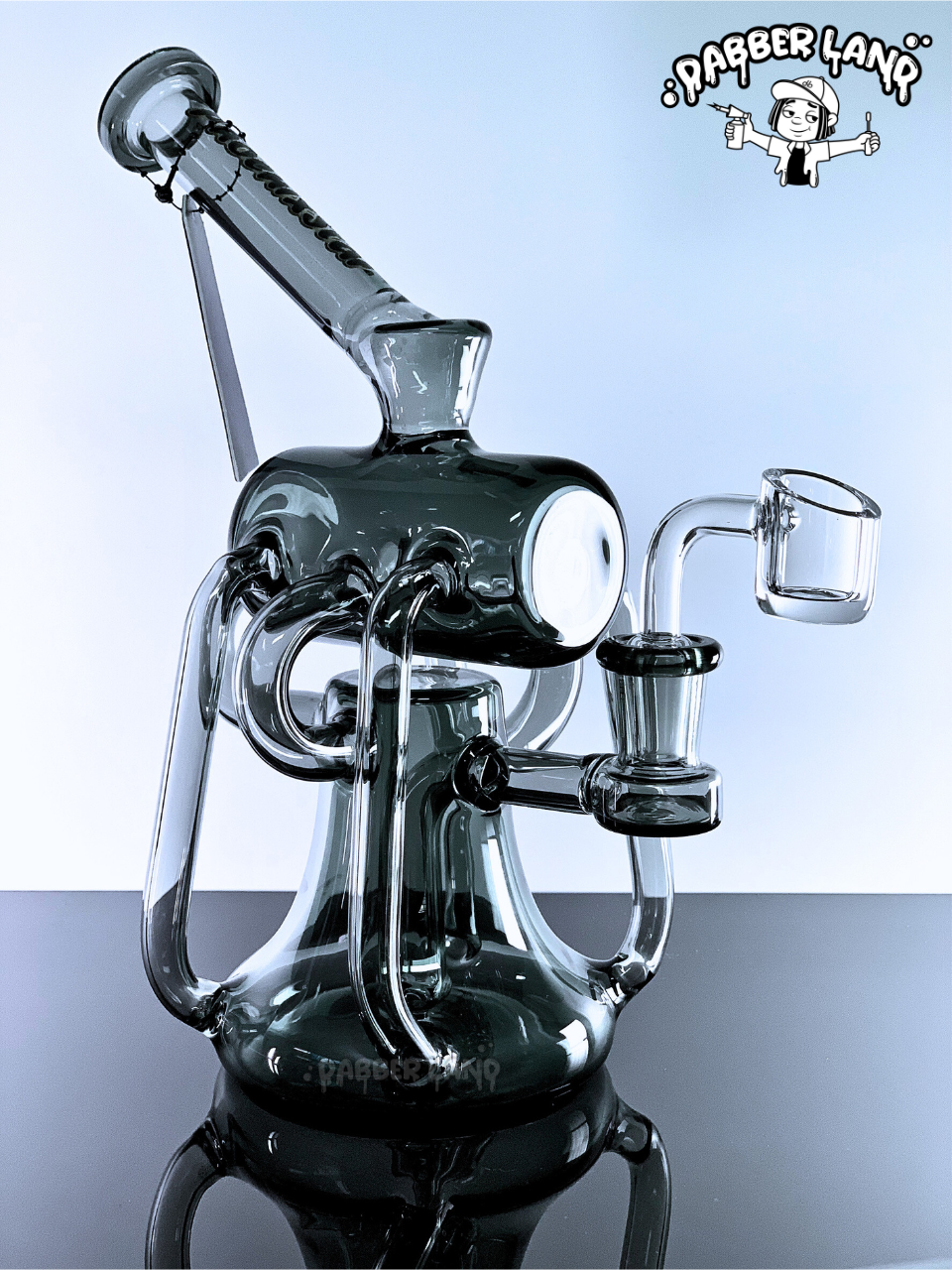 Recycler Spike Tube Dab Rig 8 Inches