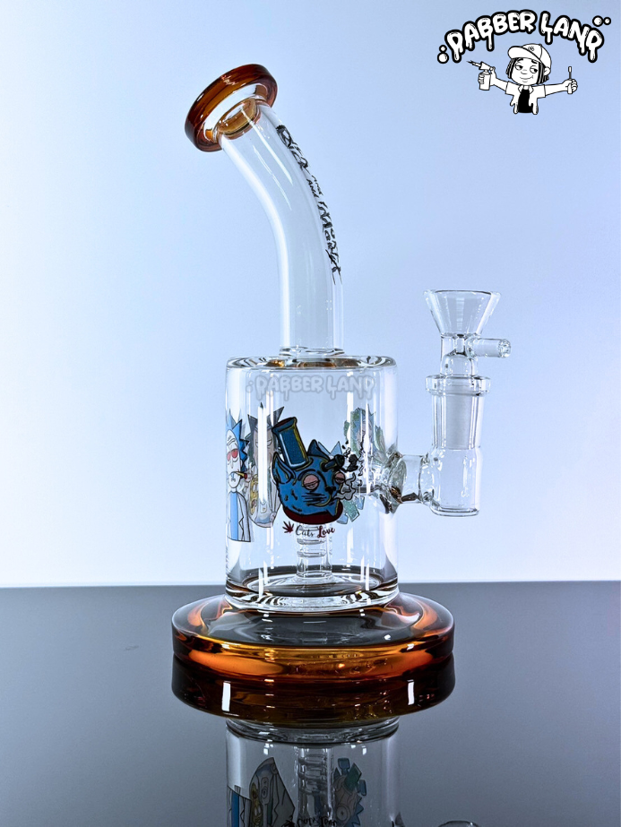 Rick & Morty Mini Dab Rig 8 Inches