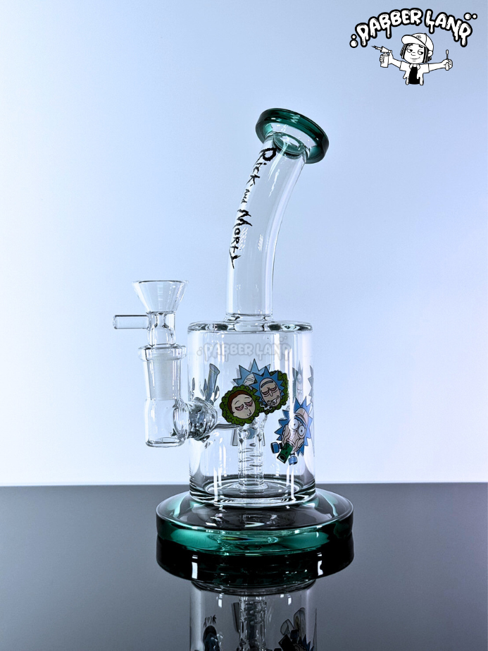 Rick & Morty Mini Dab Rig 8 Inches