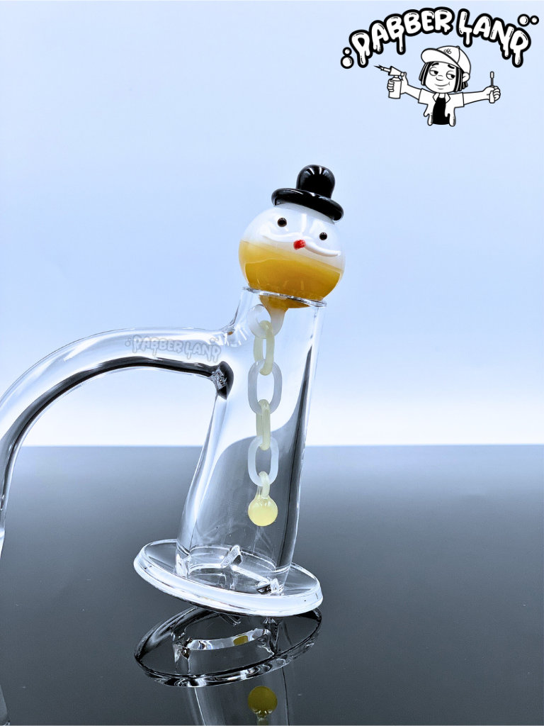 X Mas V.2 Glass Terp Chains 22mm Carb Cap For Quartz Banger